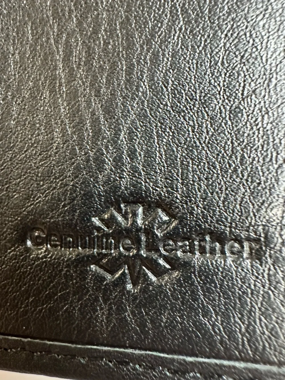 NWT Texas West Premium Genuine Leather Black Western Tri-Fold Men’s Wallet